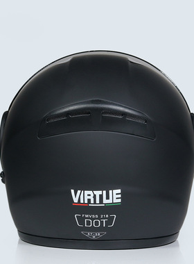 VIRTUE摩托车头盔双镜片揭面盔全盔赛车头盔跑盔男女通用双用头盔