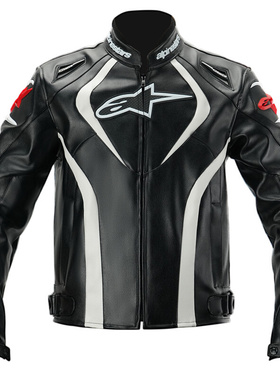 新款骑行服套装摩托车男赛车服星机车服皮衣冬季防摔摩旅骑士服网