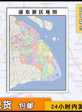 浦东新区地图行政区划2023上海市行政区划分布交通街道画