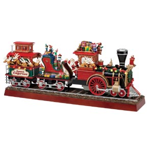 Mr.Christmas 豪华仿古冒蒸汽专利火车音乐盒  儿童玩具 圣诞礼物