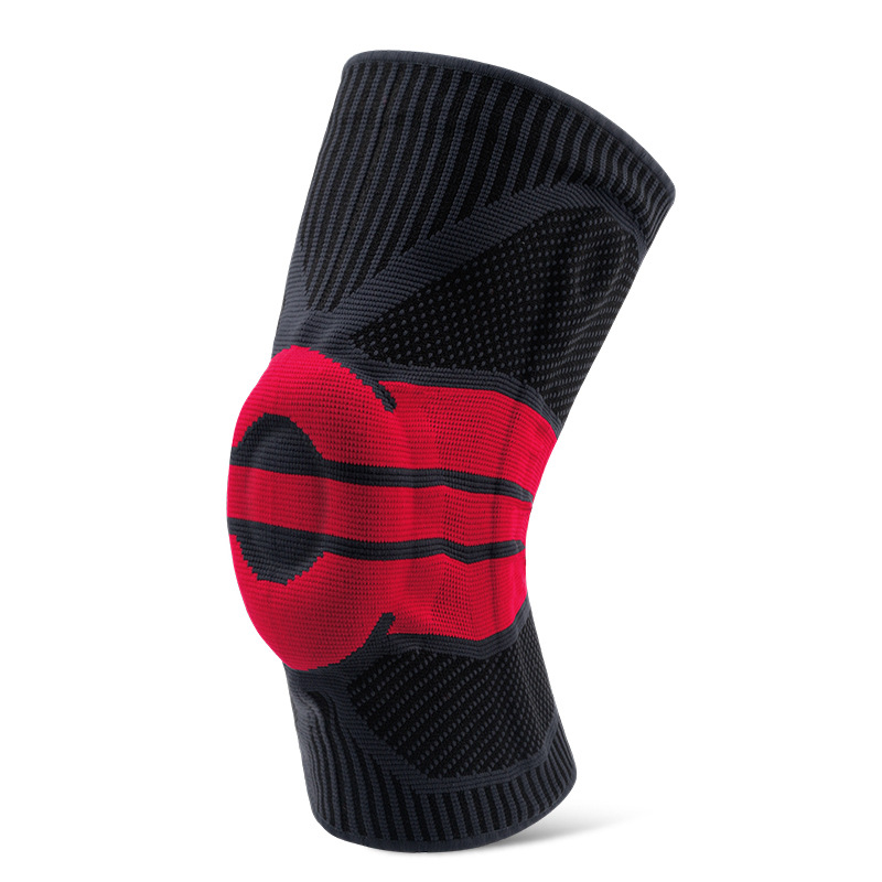 运动护膝男女篮球骑行跑步舞蹈登山硅胶护髌骨保暖防寒膝盖套护具