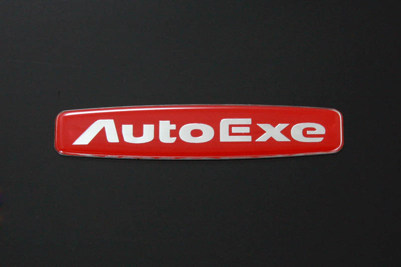 AutoExe魂动红车标改装车贴尾标机盖标适用马自达轿跑日本进口