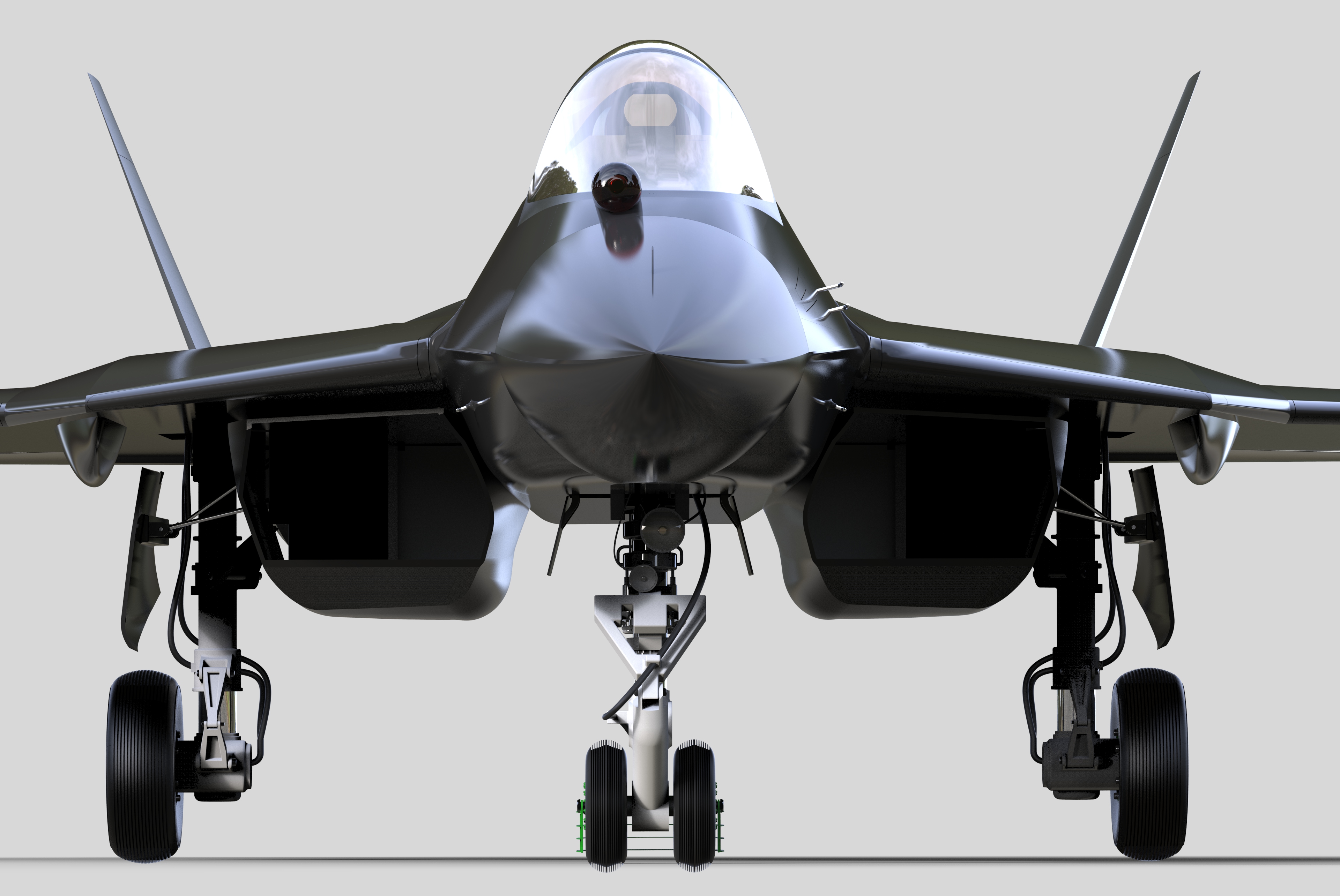 俄罗斯FGFA五代战斗机三维建模图纸 igs格式