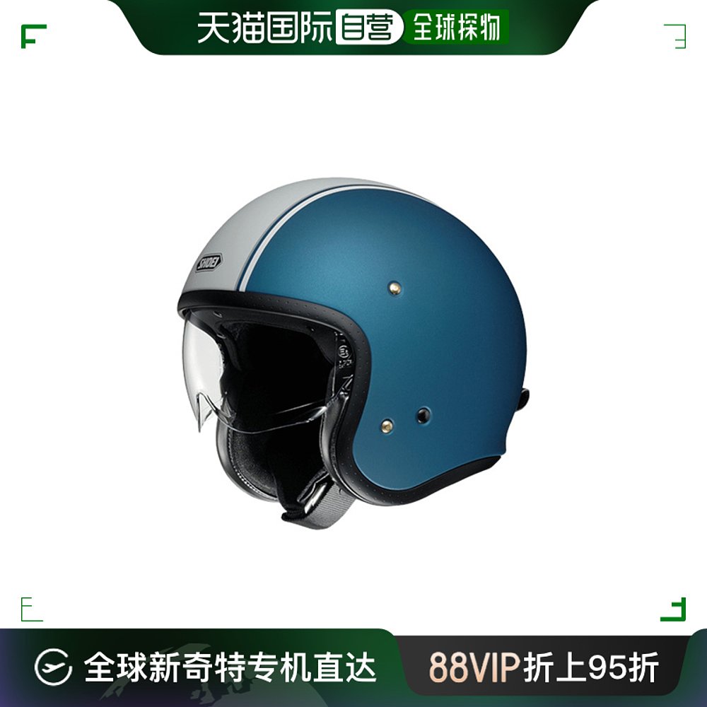 日本直邮SHOEI JO3/4盔半盔复古哈雷摩托车巡航头盔户外骑行现货