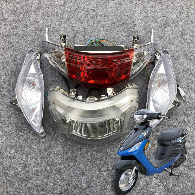 巧格JOG二代踏板摩托车转向灯大灯后尾灯总成电动车前后左右灯具