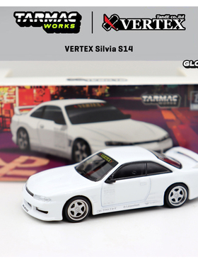 TW合金1 64 Vertex Silvia S14日产尼桑跑车模型经典汽车摆件礼品