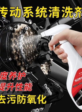 山地自行车链条清洗剂摩托飞轮传动润滑油清洁保养除锈剂套装工具