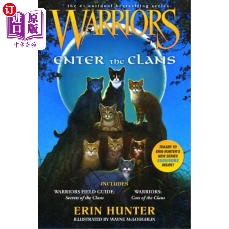 海外直订Warriors: Enter the Clans: Includes Warriors Field Guide: Secrets of the Clans/W 战士:进入部落:包括战士现场