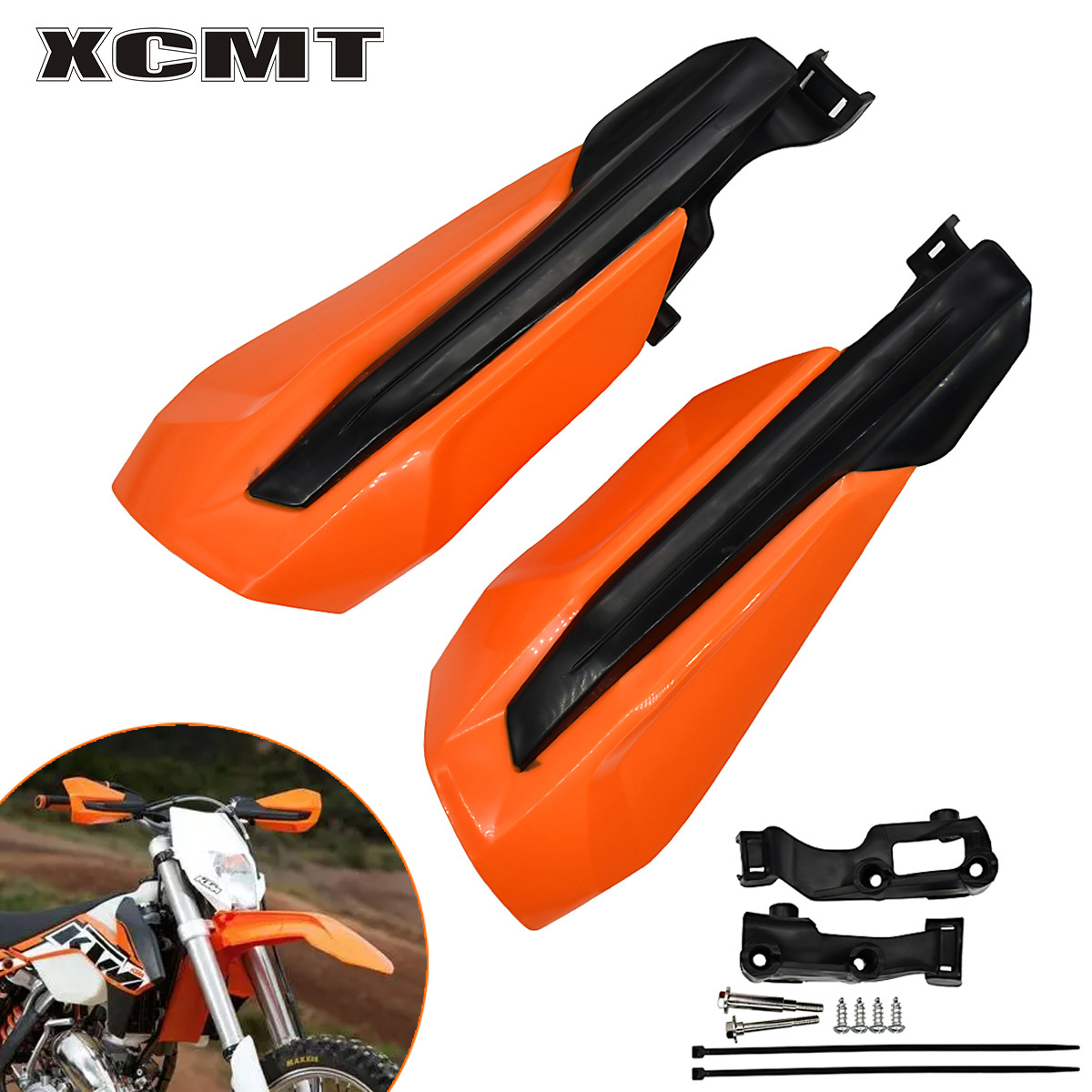 越野摩托车配件适用KTM 恒舰 克维思K18 胡思瓦纳防摔挡风护手罩
