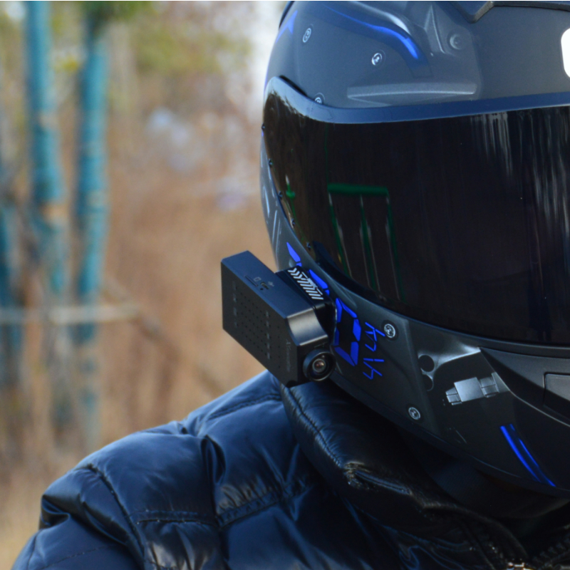 摩托车头盔骑行头戴记录仪4K高清运动摄像机联咏96675广角大光圈