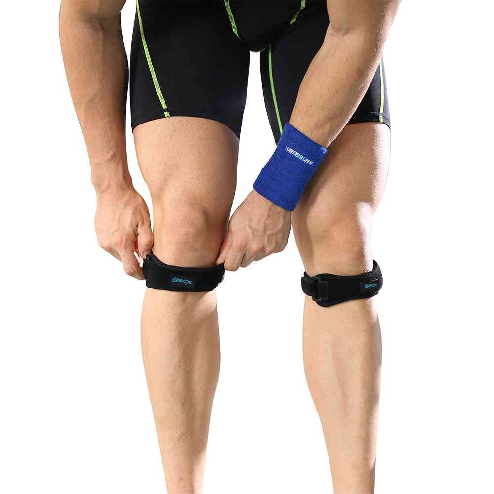 加压髌骨带 运动护膝男女跑步 护膝减震防半月板护膝篮球登山护具
