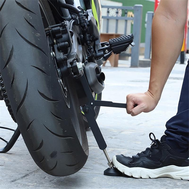 摩托车起车架便携式可折叠链条清洗驻车架双摇臂保养维修工具通用
