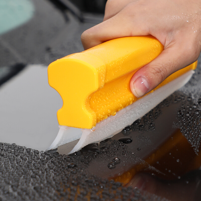 硅胶刮水板汽车清洁刮水器玻璃刮板车用洗车快速不伤漆双排刮水器