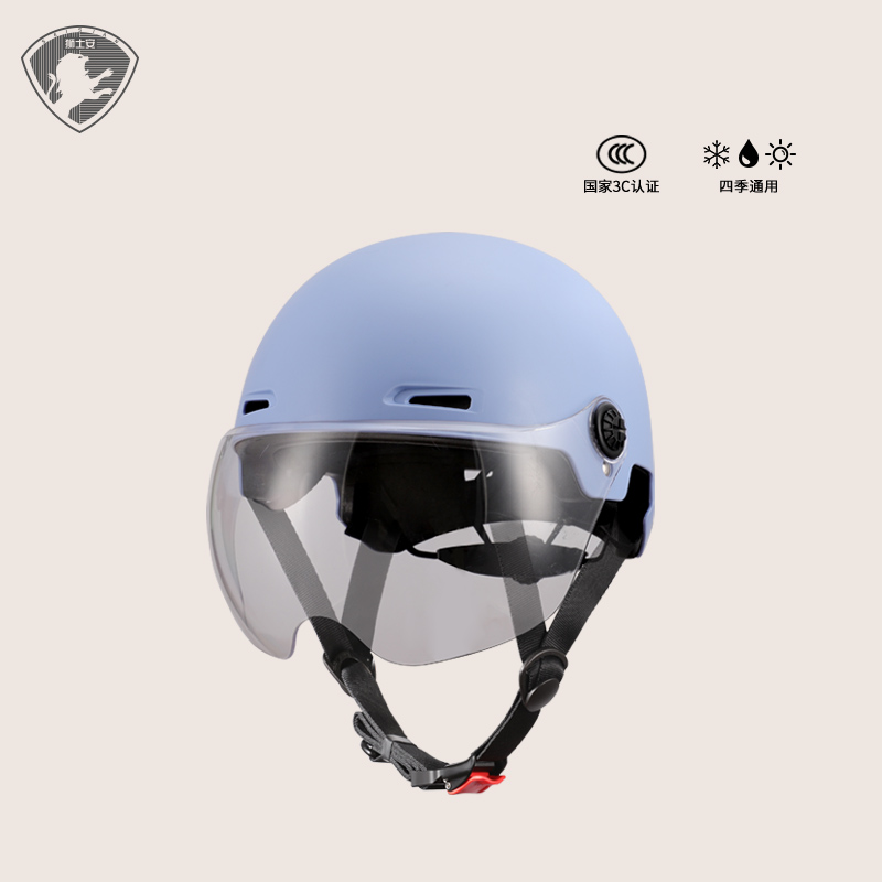 狮士安3C认证电动车头盔男女夏季半盔透气摩托车电瓶车轻便安全帽