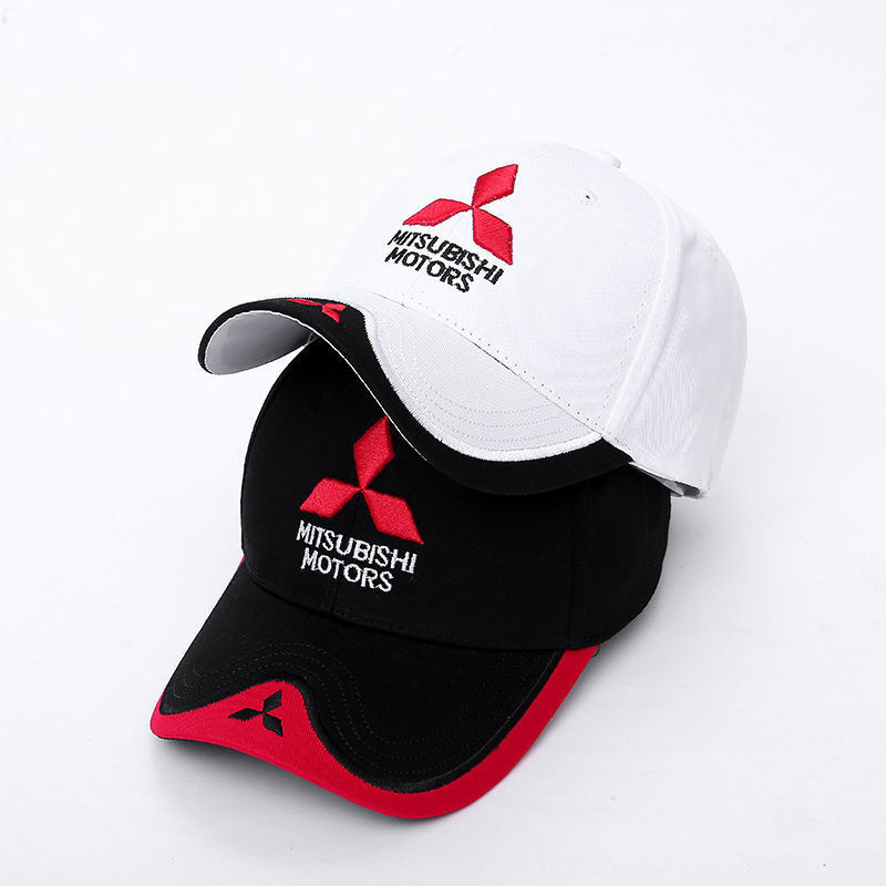 Wholesale 2022 New Fashion 3D Mitsubishi Hat Cap Car logo MO