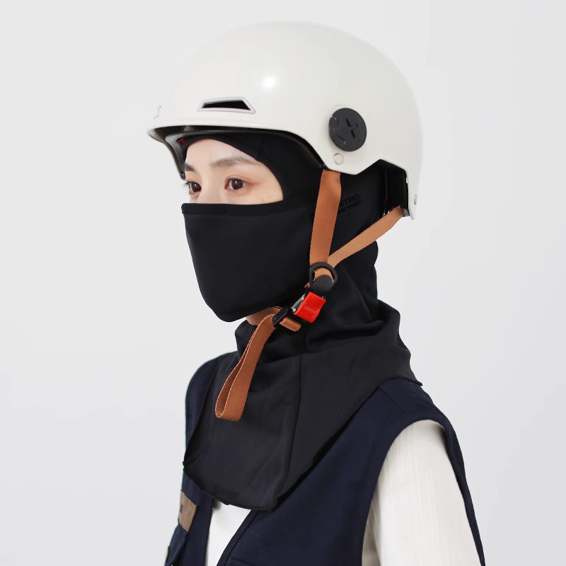 空气骨架塑型显脸小骑摩托车防寒内胆套头帽护颈防冻滑雪面罩露嘴