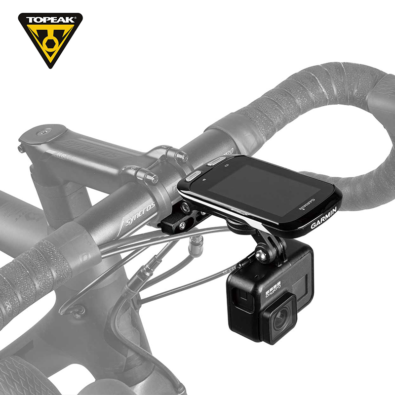 TOPEAK山地公路自行车GARMIN码表支架GoPro相机前灯手机壳转接座