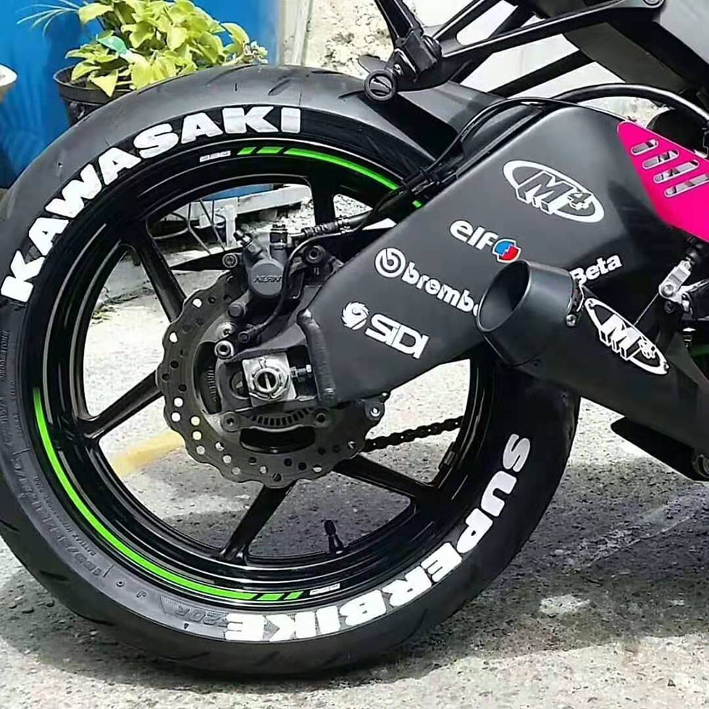 电动摩托车改装贴字母