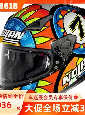 意大利NOLAN诺兰头盔专业赛车机车比赛用盔全覆式头盔N60.5