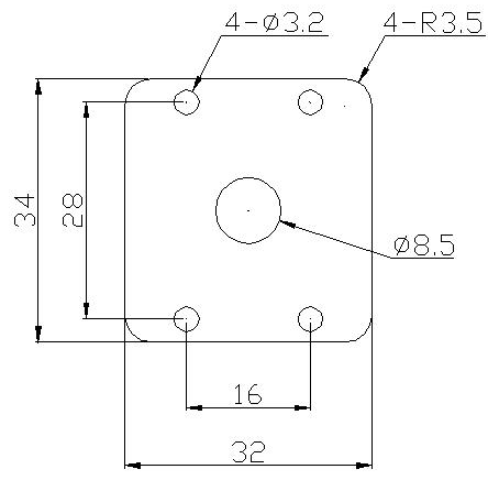 CM097-端盖零件落料冲孔复合模设计冲压模具图纸