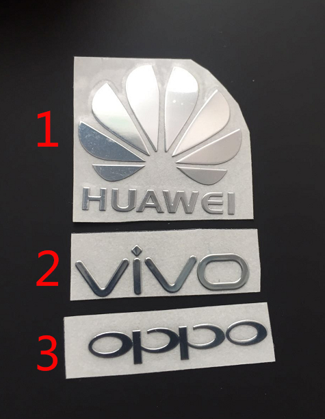 华为手机金属贴 OPPO VIVO标志LOGO R10 X23个性动漫周边金属贴纸