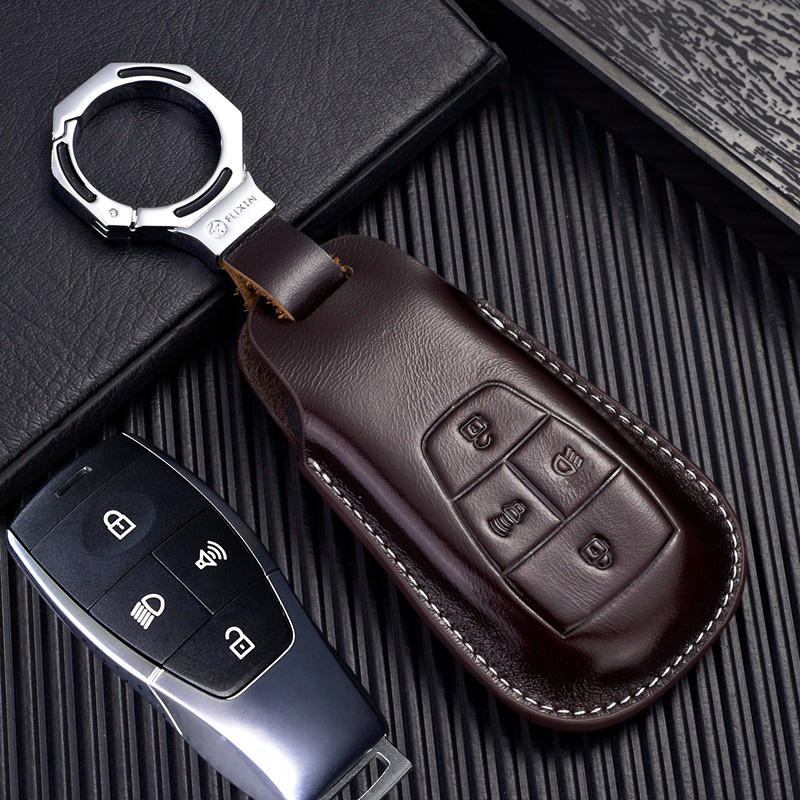 适用于2020款北京bj40钥匙套真皮改装饰用品新款BJ60越野车钥匙包