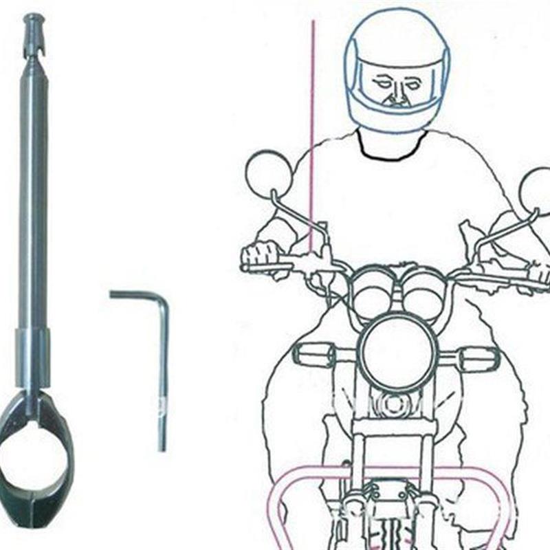 摩托车防风筝线装置防割喉天线加长装置机车装备改装安全摩旅旗杆