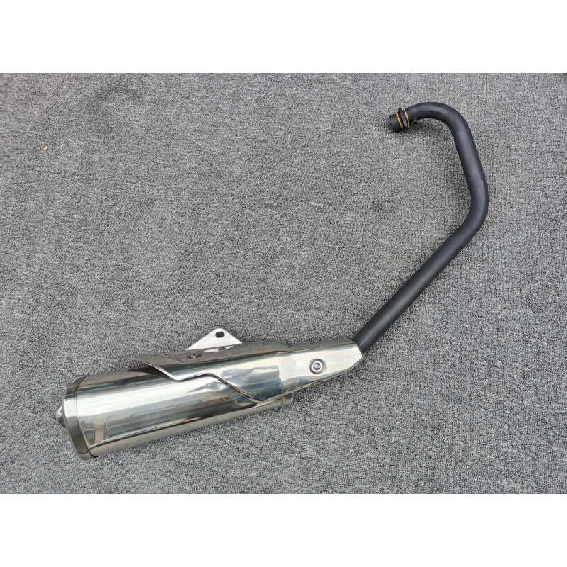 适用大运摩托车配件DY200-5排气管天錾R消声器原装排气筒消音器