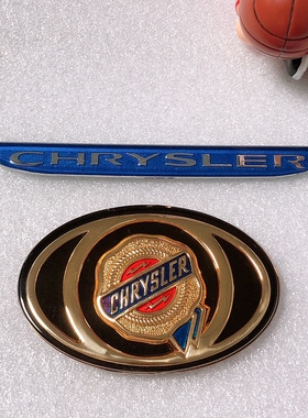 克莱斯勒中网标 Chrysler 300C车标前标大捷龙后尾标镜面汽车标贴