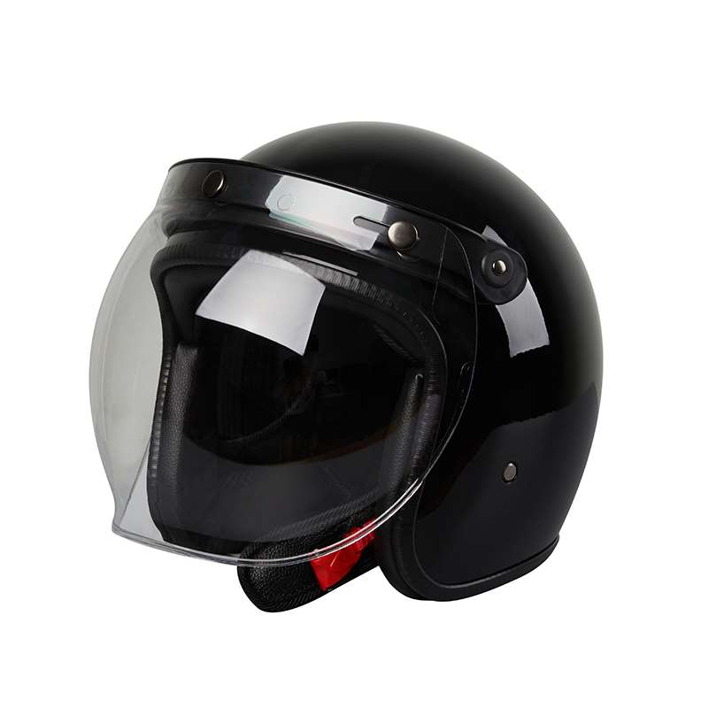 正品新品小型盔摩托车头盔男女复古头盔哈雷半盔电动车小盔体四季
