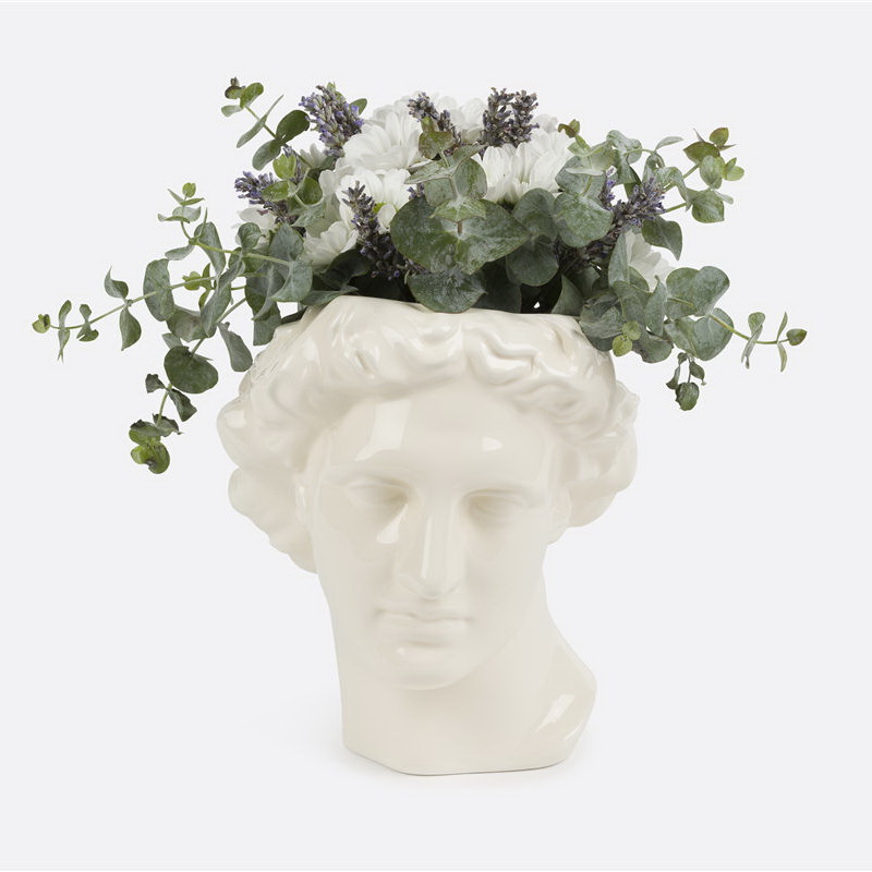正品西班牙Doiy希腊神像阿波罗造型Apollo花瓶陶瓷创意 德国直邮