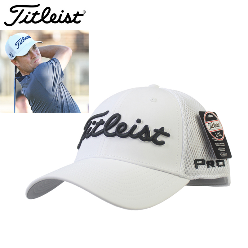 高尔夫帽titletst高尔夫球帽男士帽子网面透气户外运动有顶帽