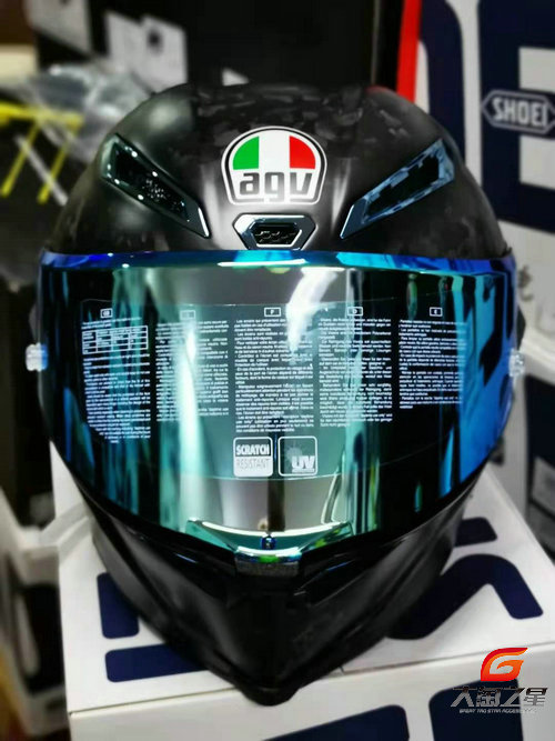 AGV PISTA GP RR Futuro 未来锻造碳纤维摩托机车 竞技 冰蓝 头盔