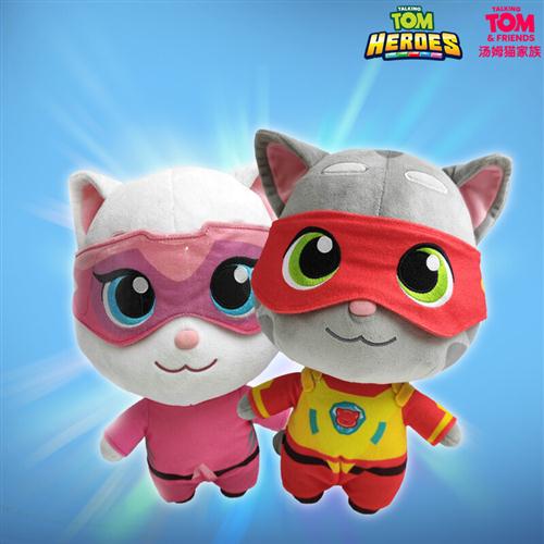 汤姆猫英雄小队玩具汤姆猫英雄小队玩偶hero儿童毛绒玩具跑酷公仔