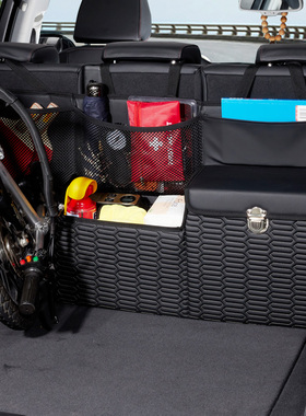 汽车后备箱储物箱车载置物收纳箱SUV整理箱挂袋车内装饰用品大全