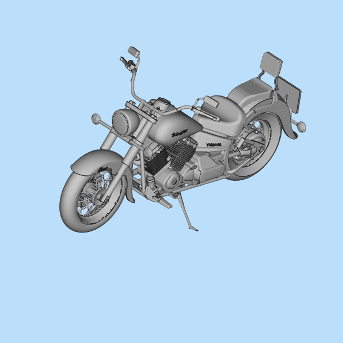 DragStar XVS650 V-Star 摩托车01211118 三维图纸（stl格式）