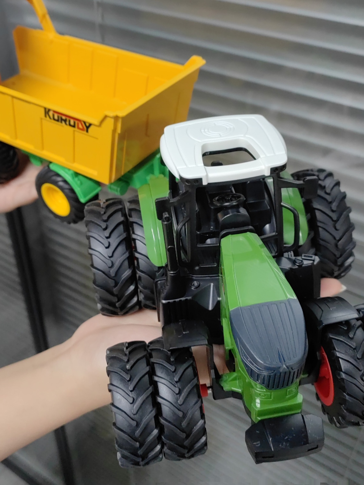 农夫车农用运输车拖拉机耐摔儿童模型玩具收割机男孩工程汽车套装