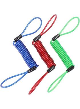 通用电动车绳摩托车电瓶车碟刹锁绑带挂绳弹簧多功能提醒绳钢丝绳