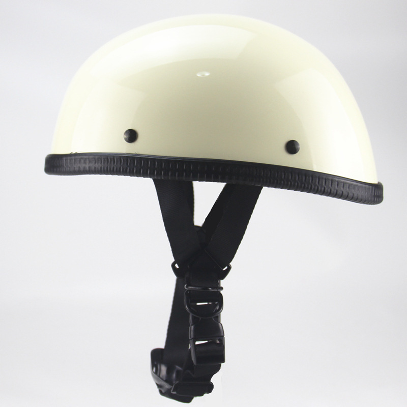 跨境个性复古盔日本瓢盔EE半盔电动车头盔电瓶头小盔体轻便式