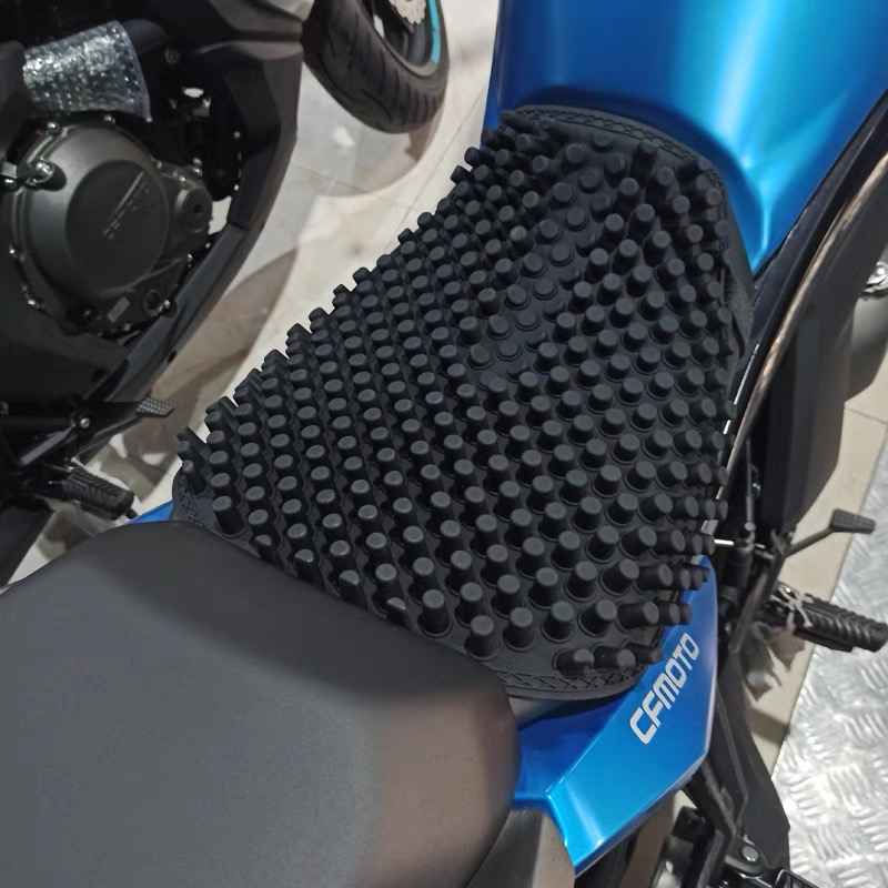 推荐摩托车硅胶凝胶坐垫套防晒罩防水电动车通用冰垫透气隔热垫改