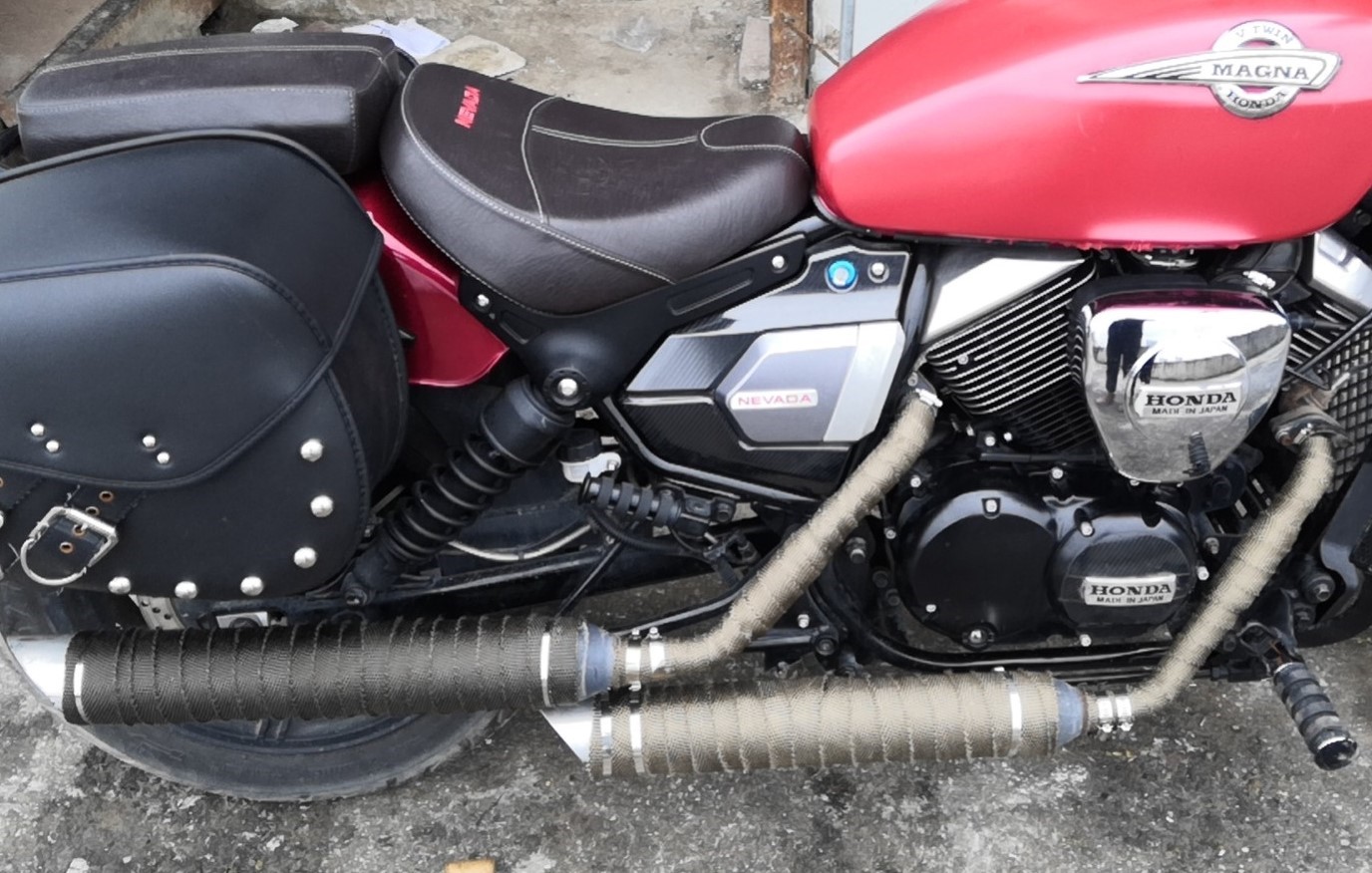 越野摩托车排气管防烫罩隔热布缠带复古改装配件通用烟筒耐高温网