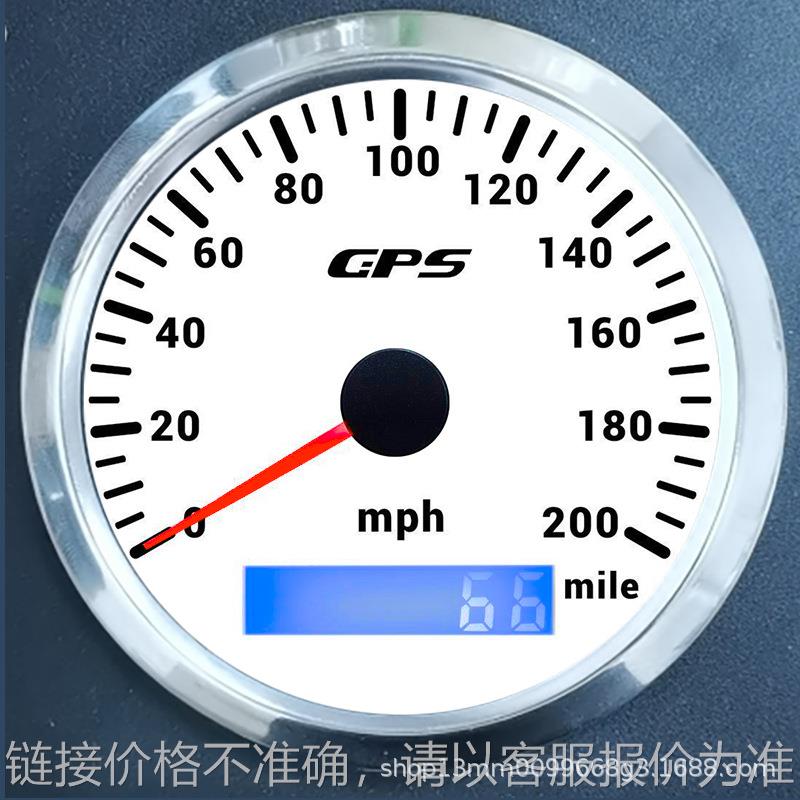 GPS速度表可以用于不同类型车辆汽车游艇摩托车GPS迈速时速里程表