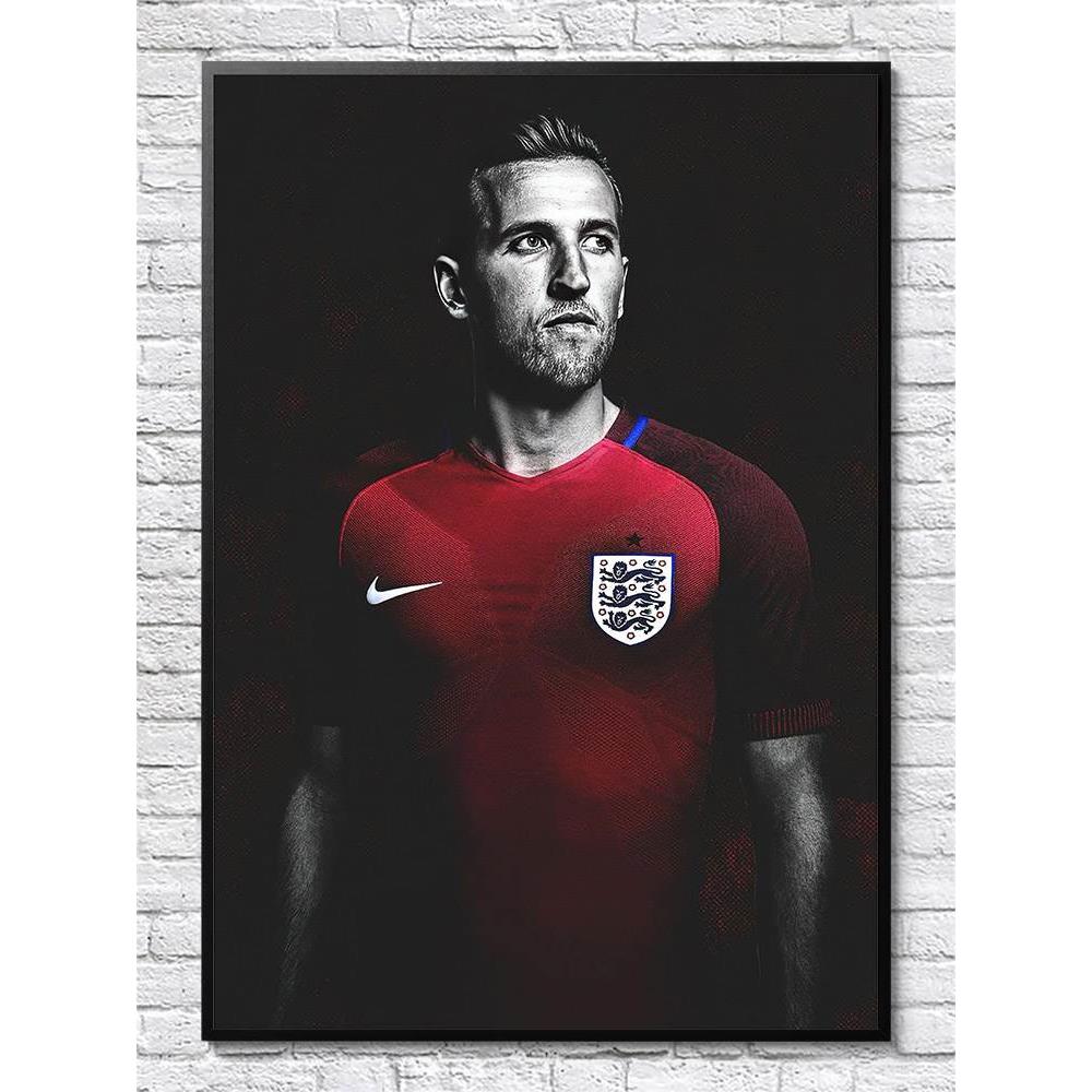 哈里凯恩海报英超热刺足球运动员球星壁纸简约高端相框装饰挂贴画