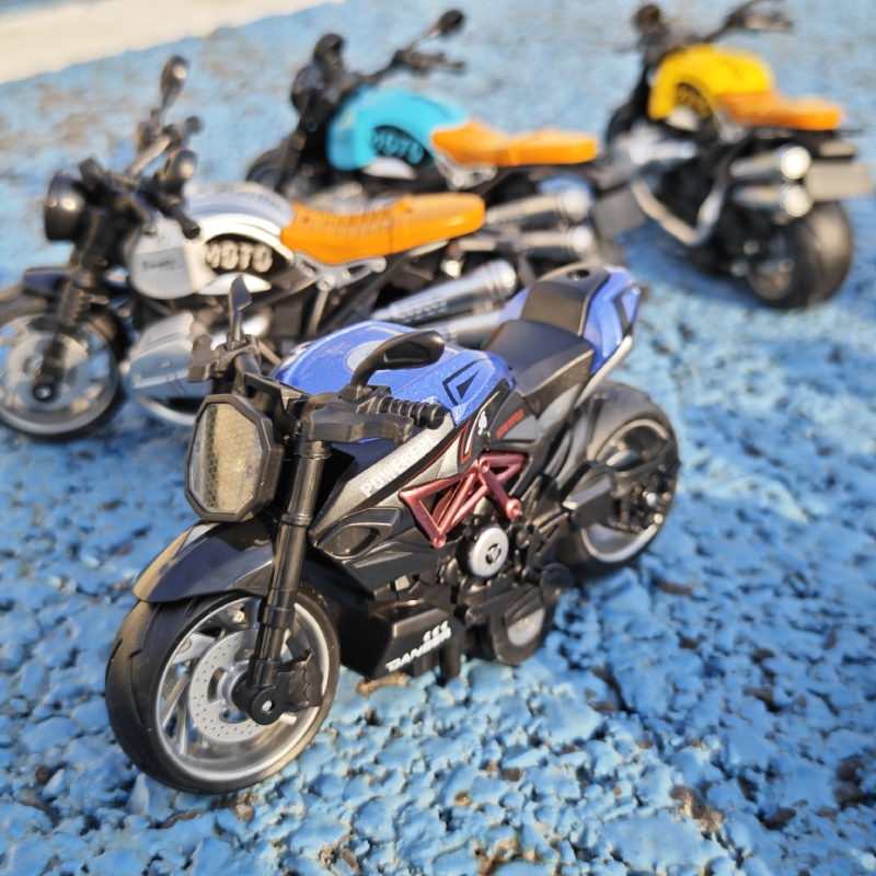摩托车模型合金仿真 杜卡迪