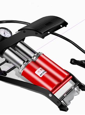 德国进口日本脚踩打气筒高压便携式打气泵篮球自行车电动车摩托车
