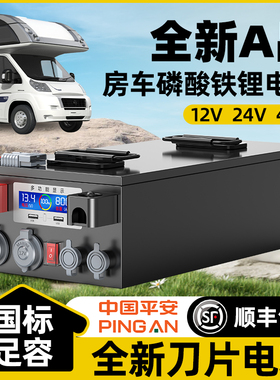磷酸铁锂宁德电池12v24V48伏大单体电芯房车专用大容量储能电源