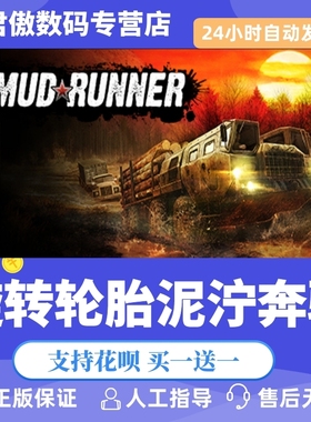 Steam PC正版 游戏  旋转轮胎:泥泞奔驰  MudRunner 君傲数码