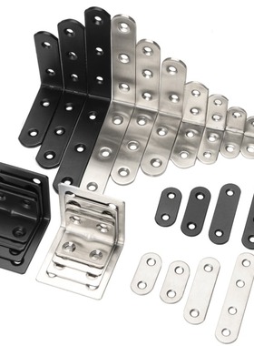 大角码方形L型角码直角90度固定器角铁家具连接件片不锈钢层板托