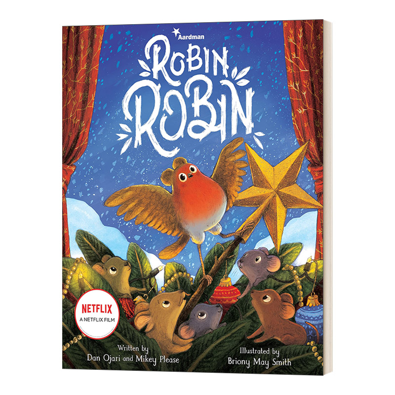 小鸟罗宾 英文原版 Robin Netflix网飞热播卡通动画剧集 精装 英文版 进口英语原版书籍