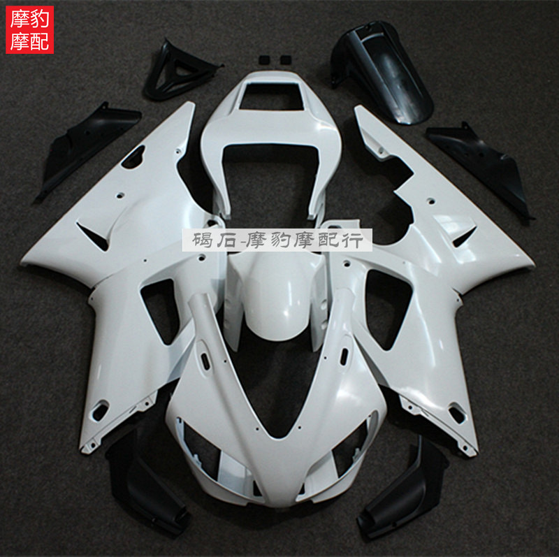 适用于雅马哈YZF R1 00-01年全车外壳护板配件摩托车壳侧板整流罩